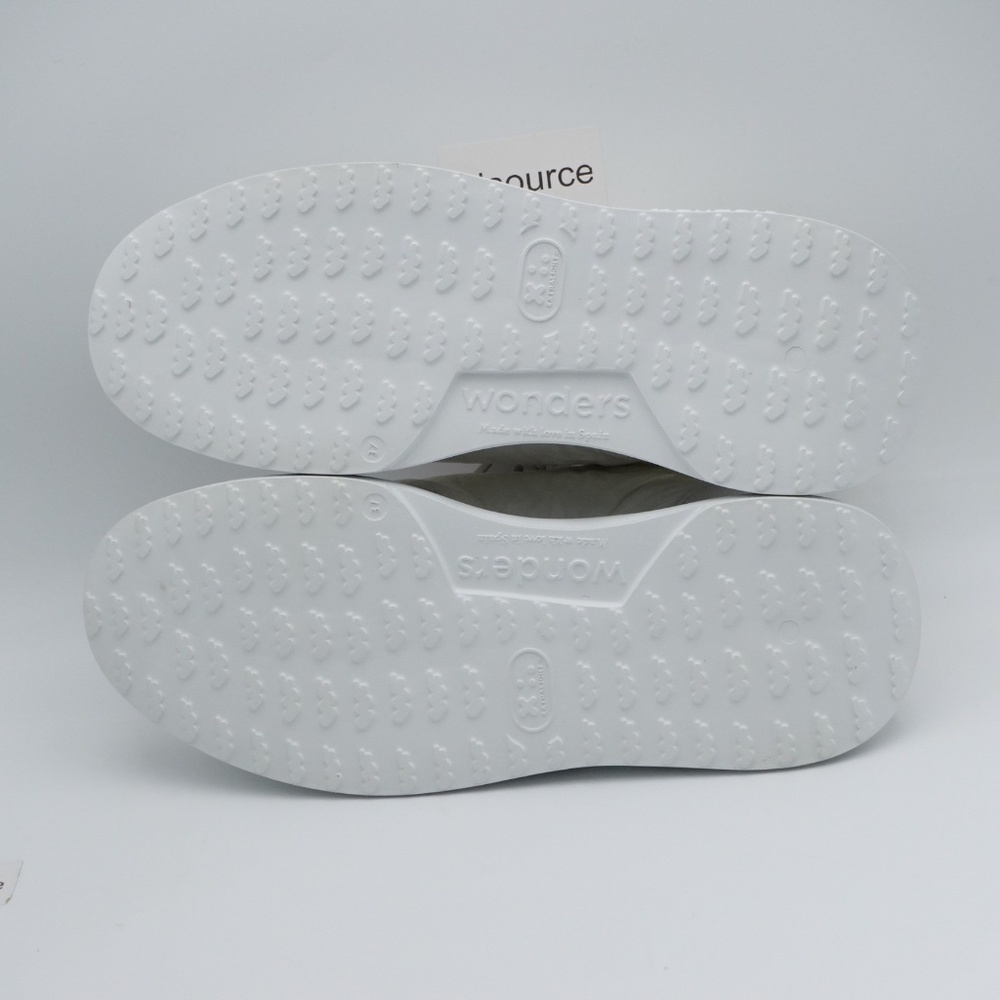 NEW Wonders Berlin Women's Leather Wedge Sneakers A-3602 White - Picture 5 of 16